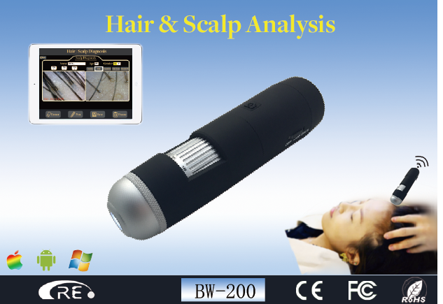 Contact Now BW-200 Hair&Scalp Microscope with 5~230X Magnification